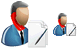 Businessman icons