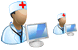 Computer doctor icons