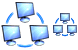 Computer network icons