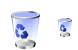 Empty dustbin icons