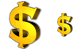 Gold Dollar icons