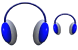 Head-phones icons