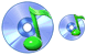 Music disk icons