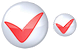 Red OK icons