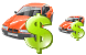 Rent a car icons