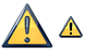Warning icons