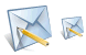 Write e-mail icons