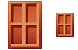 Closed door icons