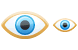 Eye icons