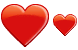 Heart icons