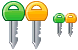 Keys icons