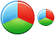 Pie chart icons