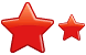 Red star icons