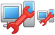 Repair computer icons