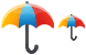 Umbrella icons