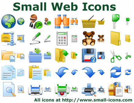 Click to view Small Web Icons 2011.1 screenshot