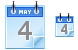 Calendar icons