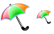 Umbrella icons