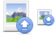 Upload image icons