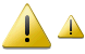 Warning icons