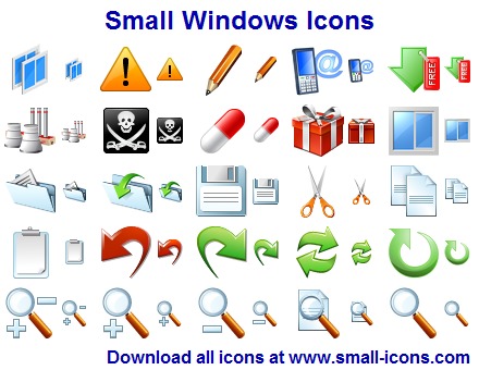 Enhance your Windows apps with Small Windows Icons to make it look up-to-date