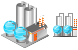 Chemical plant icons
