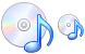 Music CD icons