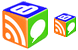 Online cube icons