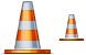 Road cone icons