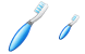 Tooth brush icons